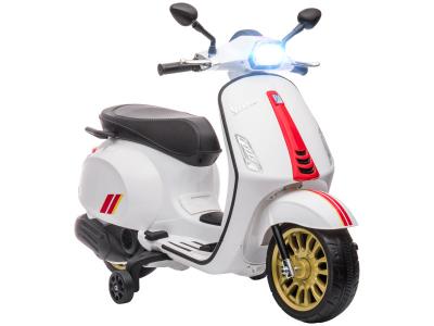 AIYAPLAY Scooter &Eacute;lectrique Enfant Vespa 6v - Nombreux &Eacute;quipements