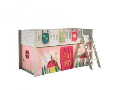 VIPACK Scott lit mezzanine et rideau spring trois sacs rangement STHSZG14012