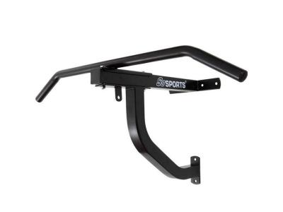 SCSPORTS Barre de Traction - avec Support pour Sac de Boxe, 2 en 1, Montage Mural, Poign&eacute;e Multiple, Multifonctionnel, Acier, Charge Max 150 kg - Support 