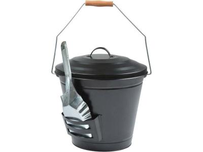 ESSCHERT DESIGN  Seau &agrave; Cendres avec Pelle - Noir - FF288