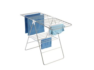 WENKO S&eacute;choir &eacute;tendoir en acier ajustable Flex - 15 m d'&eacute;tandage - Blanc