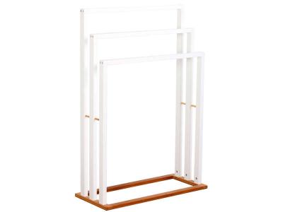 5FIVE Jja S&egrave;che serviettes blanc et bambou