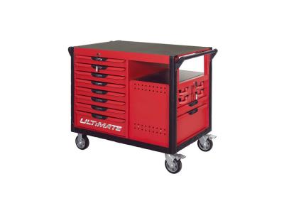 KS TOOLS Servante  Ultimate - Rouge - 14 tiroirs - 809.0014