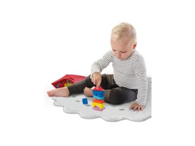 SES CREATIVE Ses Tiny Talents Wooden Building Blocks 52 Pieces Clair
