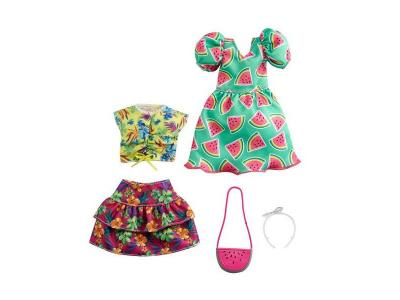 BARBIE  Pack 2 Assorted Fashion Looks Doll Multicolore