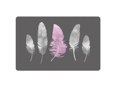 PARIS PRIX Set De Table ""plumy"" 28x44cm Multicolore