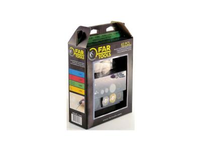FARTOOLS Set 43 accessoires pour mini meuleuse pour verre et porcelaine