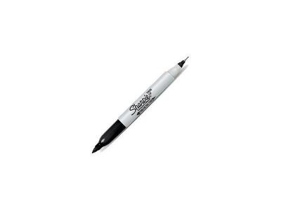 SHARPIE  Twin Tip Marqueur 2 en 1 Pointe Ultra Fine/Fine Noir