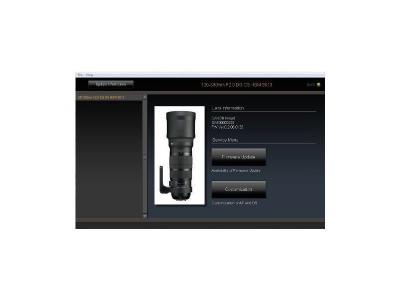 SIGMA  Dock USB pour objectifs  monture 