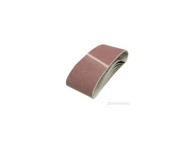 SILVERLINE Lot de 5 bandes abrasives 100 x 610 mm, Grain 60, 60