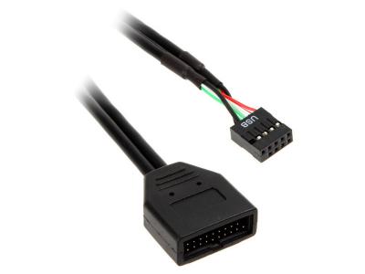 SILVERSTONE  adapter intern usb 3.0 zu intern usb 2.0 - 10 cm