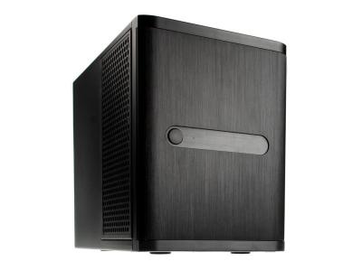 SILVERSTONE  SST-DS380 - Stockage de bo&icirc;tiers Mini-ITX avec porte, noir
