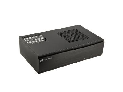SILVERSTONE  MILO ML06 - SFF - mini ITX - pas d'alimentation (SFX12V) - noir - USB/Audio 