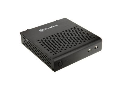 SILVERSTONE TECHNOLOGY SilverStone Petit PT13 - USFF - mini ITX - pas d'alimentation - noir - USB 