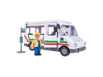 SIMBA  Toys 109251073 - Sam le pompier - Le bus de Trevor avec figurine 