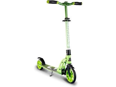  SIX DEGREES Trottinette enfant 2 roues &eacute;volutive pliable aluminium Junior 180/145 mm vert 