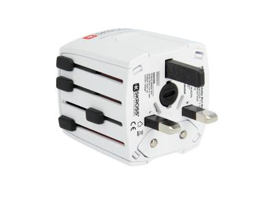 SKROSS  Adaptateur de voyage 150 pays - 2 p&ocirc;les 