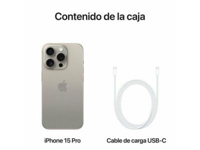 Smartphone apple iphone 15 pro 6,1 256 gb titane MTV53QL/A