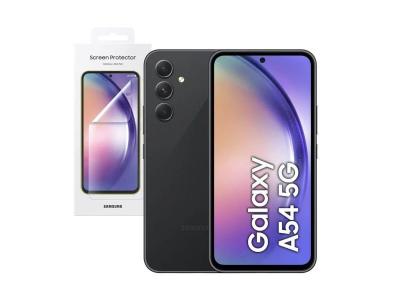 SAMSUNG  Galaxy A54 5G 8/128 Go Noir D&eacute;bloqu&eacute; + Protecteur d'&eacute;cran