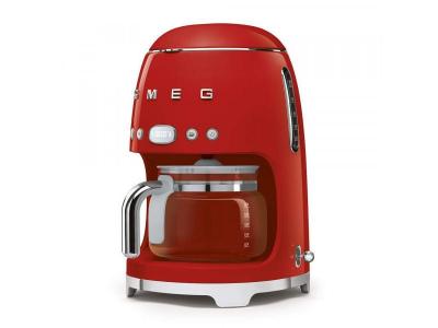 SMEG  50's Style DCF01RDEU - Cafeti&egrave;re - 10 tasses - rouge