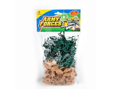 JOHNTOY  Army Soldier 100 soldats vert / brun 5cm