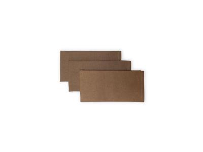 SOLEIL D OCRE Lot de 3 serviettes en coton 45x45 cm PANAMA taupe