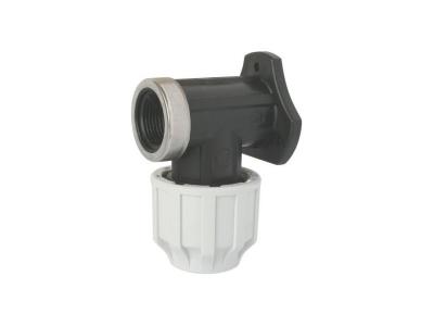 SOMATHERM Applique murale Plastique pour tube PE D25 - F20/27- Serrage ext&eacute;rieur