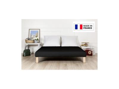 BY SOMMIFLEX Sommier 120x190cm noir fabrique en France - som120x190noirLG