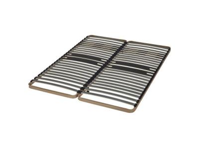 EBAC Sommier &agrave; lattes 2x90x200 C322 - 46 lattes bois - Fabrication fran&ccedil;aise