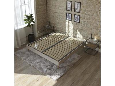 MAISON AUBERTIN Sommier &agrave; lattes en KIT- Bois - Couleur naturelle - 90x190 CM