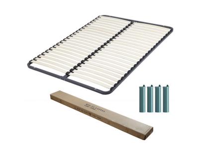 EBAC  Sommier d&eacute;mont&eacute; + pieds 160x200 Kit 44 lattes