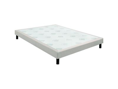 EPEDA Sommier  confort ferme deco nature 120x190 chenill&eacute; lin