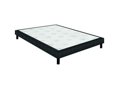 EPEDA Sommier  confort ferme deco nature 120x200 chin&eacute; gris