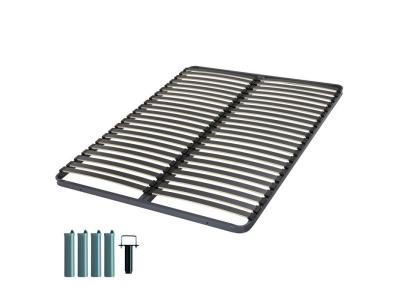 EBAC LITERIE Sommier &agrave; lattes + pieds 140x190 C221 - 40 lattes bois - Fabrication fran&ccedil;aise