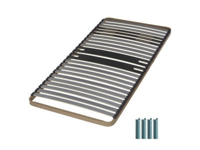 EBAC Sommier &agrave; lattes + pieds 90x190 C322 - 22 lattes bois - Fabrication fran&ccedil;aise