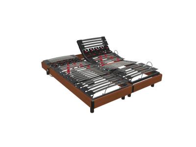 BULTEX Sommier relaxation cerisier  Pop Art Sigma 2x80x200