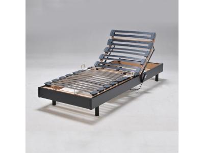 VENTE UNIQUE Sommier relaxation &eacute;lectrique flexpur 80x200 / noir