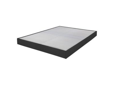 EBAC Sommier tapissier 120x190 Omega anthracite 2x18 lattes