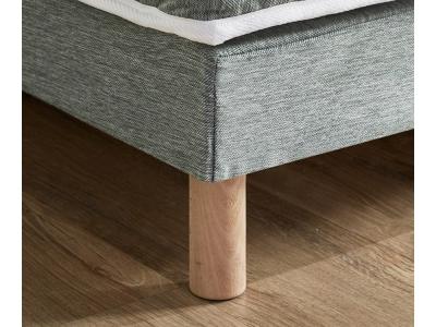  Sommier tapissier vert celadon 90x200