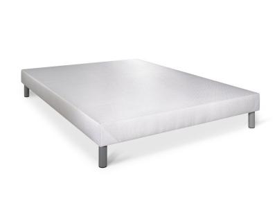 SOMNESS Sommier tapissier blanc 140x190 SNSOMBL140190