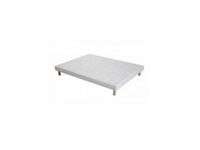 ECO CONFORT Sommier TAPISSIER couchage 160x190 cm ecru  Inside75