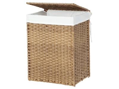Panier à linge en bambou naturel – Maroc