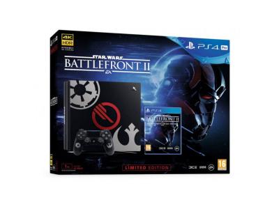 Sony Playstation 4 Pro Limited Edition Star Wars Battlefront Ll Bundle 1 To