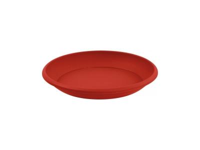 EDA  - Soucoupe Cancun &oslash; 30 cm pour pot Cancun &oslash; 40 cm - Rouge rubis