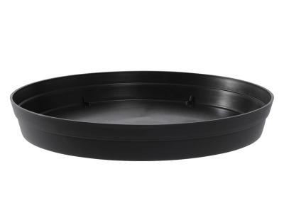 EDA Soucoupe ronde Toscane d.28cm gris pour pots ronds