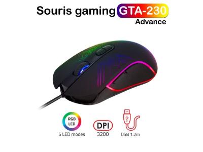 ADVANCE Suza  GTA 230 - Souris - optique - filaire - USB - noir 