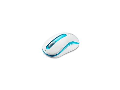 RAPOO Souris Sans Fil 2,4 GHz 1000 dpi M10 Plus Blanche/Bleue  