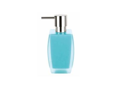  Spirella distributeur de savon freddo - 15x7x7cm - bleu clair