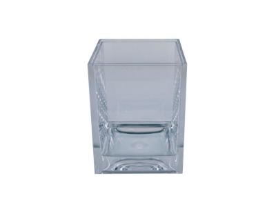  Spirella gobelet salle de bain cristal - 10 x 7,5 x 7,5cm - transparent