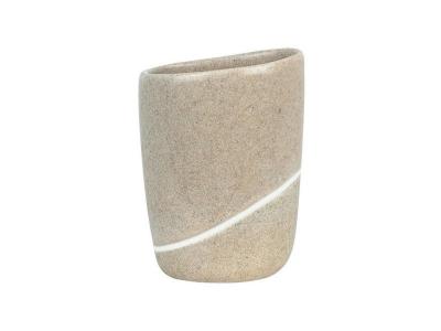  Spirella gobelet salle de bain etna - 12,5 x 9,5 x 7cm - beige clair